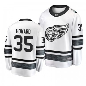 Red Wings Jimmy Howard White 2019 NHL All-Star Jersey - Sale