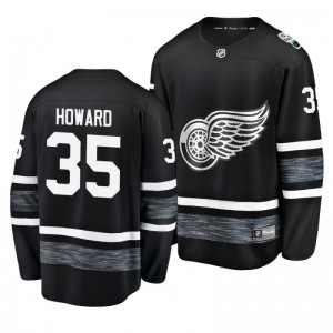 Red Wings Jimmy Howard Black 2019 NHL All-Star Jersey - Sale