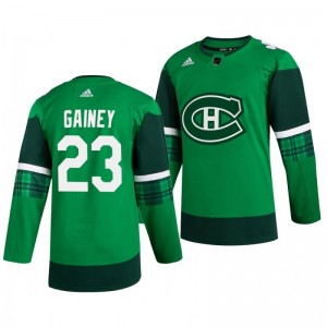 Canadiens Bob Gainey 2020 St. Patrick's Day Authentic Player Green Jersey - Sale