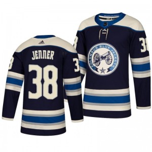 Boone Jenner Blue Jackets Third Authentic Pro Alternate Navy Jersey - Sale