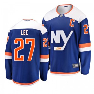 Anders Lee New York Islanders Youth 2019 Alternate Blue Breakaway Player Fanatics Branded Jersey - Sale