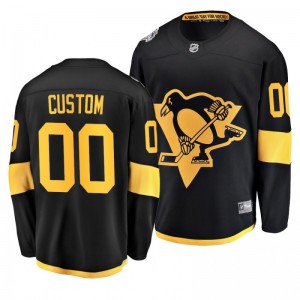 Penguins Men's Custom 2019 NHL Stadium Series Coors Light Breakaway Black Jersey - Sale