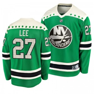 Islanders Anders Lee 2020 St. Patrick's Day Replica Player Green Jersey - Sale
