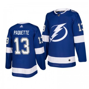 Lightning Cedric Paquette Blue Home Authentic Player Jersey - Sale