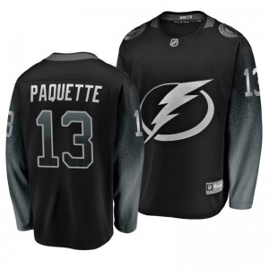 Cedric Paquette Lightning Breakaway Fanatics Branded Alternate Black Jersey - Sale