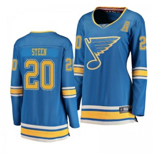 Alexander Steen St. Louis Blues Blue Breakaway Player Fanatics Branded Alternate Women's Jersey - Sale
