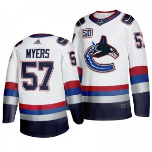 Tyler Myers Canucks 50th Anniversary White Vintage Authentic Jersey - Sale