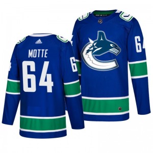 Tyler Motte Canucks Authentic adidas Home Blue Jersey - Sale