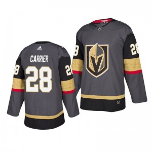 William Carrier Golden Knights Gray Adidas Authentic Player Jersey - Sale