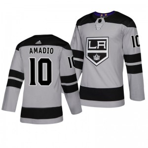 Michael Amadio Kings Player Authentic Alternate Gray Jersey - Sale