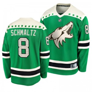 Coyotes Nick Schmaltz 2020 St. Patrick's Day Replica Player Green Jersey - Sale