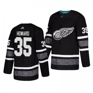 Jimmy Howard Red Wings Authentic Pro Parley Black 2019 NHL All-Star Game Jersey - Sale