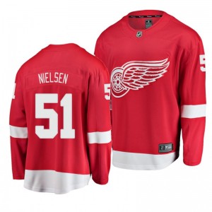Red Wings Frans Nielsen Home Breakaway Player Red Youth Jersey - Sale