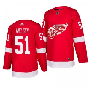 Red Wings Frans Nielsen Red Home Adidas Authentic Jersey - Sale