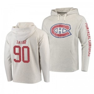 Montreal Canadiens Tomas Tatar True Classics Cream French Terry Pullover Hoodie - Sale