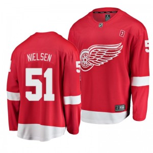 Red Home Breakaway Player Jersey Frans Nielsen Red Wings - Sale