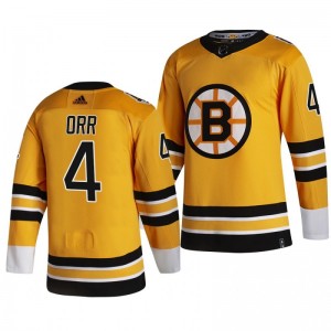 Bruins Bobby Orr 2021 Reverse Retro Gold Authentic Jersey - Sale