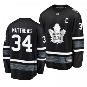 Maple Leafs Auston Matthews Black 2019 NHL All-Star Jersey - Sale
