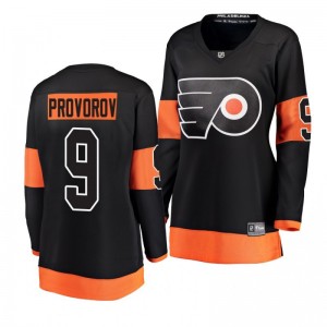 Flyers Ivan Provorov Breakaway Player Fanatics Branded Black Women's Alternate Jersey - Sale