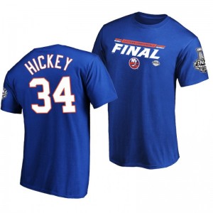 Islanders Thomas Hickey Royal 2020 Stanley Cup Playoffs Eastern Conference Final Bound Overdrive Tee - Sale