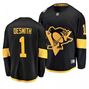 Penguins Men's Casey DeSmith 2019 NHL Stadium Series Coors Light Breakaway Black Jersey - Sale