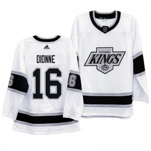Kings Heritage Marcel Dionne White Throwback 90s Jersey - Sale