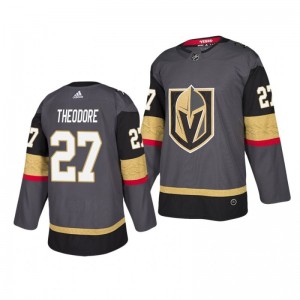 Shea Theodore Golden Knights Gray Adidas Authentic Player Jersey - Sale