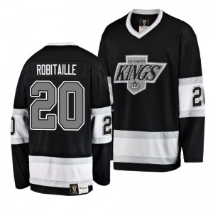 Los Angeles Kings Luc Robitaille Premier Player Heritage Jersey Black - Sale