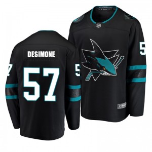 Nick DeSimone Sharks 2019 Alternate Breakaway Player Jersey - Black - Sale