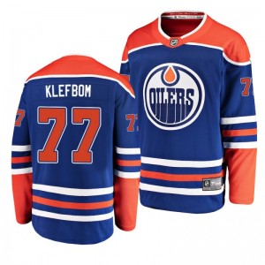 Oscar Klefbom Oilers Royal Breakaway Player Alternate Jersey - Sale
