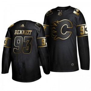Flames Sam Bennett Black Golden Edition Authentic Adidas Jersey - Sale