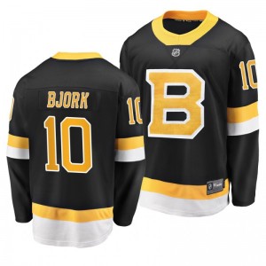 Men's Bruins Anders Bjork Black Alternate Breakaway Premier Jersey - Sale
