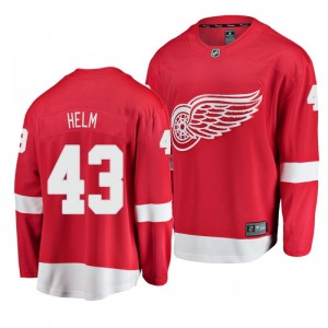 Red Wings Darren Helm Home Breakaway Player Red Youth Jersey - Sale