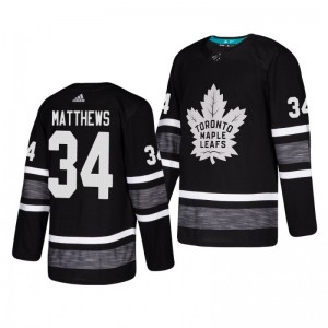 Auston Matthews Maple Leafs Authentic Pro Parley Black 2019 NHL All-Star Game Jersey - Sale