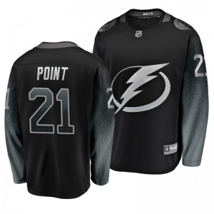 Brayden Point Lightning Breakaway Fanatics Branded Alternate Black Jersey - Sale