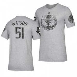Nashville Predators vs. Dallas Stars 2020 Winter Classic Austin Watson T-Shirt - Gray - Sale