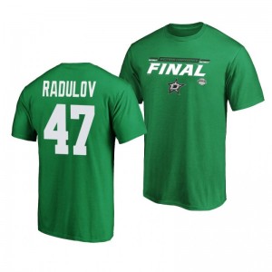 2020 Stanley Cup Playoffs Stars Alexander Radulov Green Western Conference Final Bound Overdrive T-Shirt - Sale