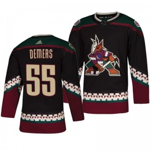 Jason Demers Coyotes Authentic Throwback Alternate Black Jersey - Sale