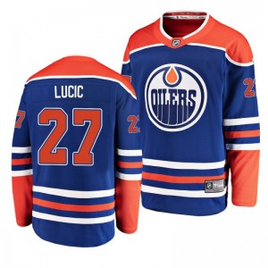 Youth Milan Lucic Edmonton Oilers 2019 Alternate Breakaway Player Fanatics Branded Royal Jersey - Sale