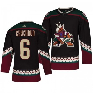 Jakob Chychrun Coyotes Authentic Throwback Alternate Black Jersey - Sale