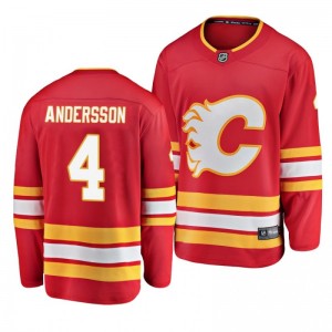 Rasmus Andersson Flames Red Breakaway Player Fanatics Branded Alternate Youth Jersey - Sale