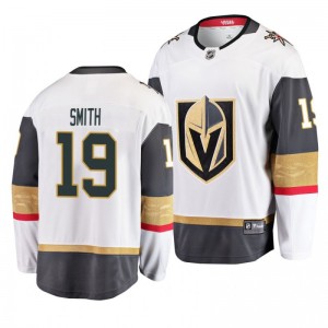 Golden Knights Reilly Smith White Away Breakaway Player Jersey - Sale