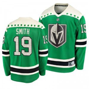 Golden Knights Reilly Smith 2020 St. Patrick's Day Replica Player Green Jersey - Sale