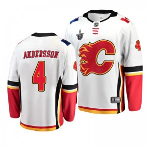 Flames Rasmus Andersson 2019 Stanley Cup Playoffs Away Player Jersey White - Sale