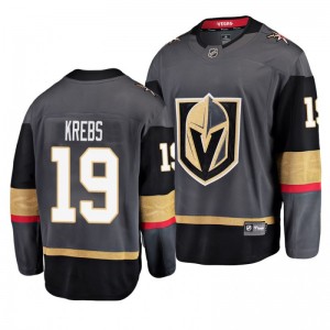 Golden Knights 2019 NHL Draft Peyton Krebs Breakaway Player Black Jersey - Sale