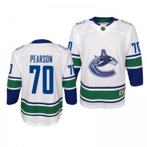 Tanner Pearson Vancouver Canucks 2019-20 Premier White Away Jersey - Youth - Sale