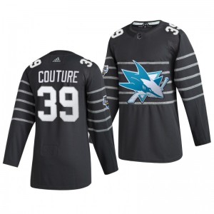 San Jose Sharks Logan Couture #39 2020 NHL All-Star Game Authentic adidas Gray Jersey - Sale