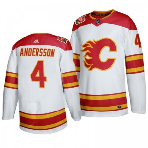 Rasmus Andersson Flames White 2019-20 Heritage Authentic Jersey - Sale