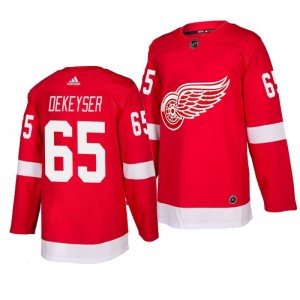 Red Wings Danny DeKeyser Red Home Adidas Authentic Jersey - Sale