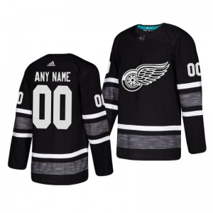 Custom Red Wings Authentic Pro Parley Black 2019 NHL All-Star Game Jersey - Sale